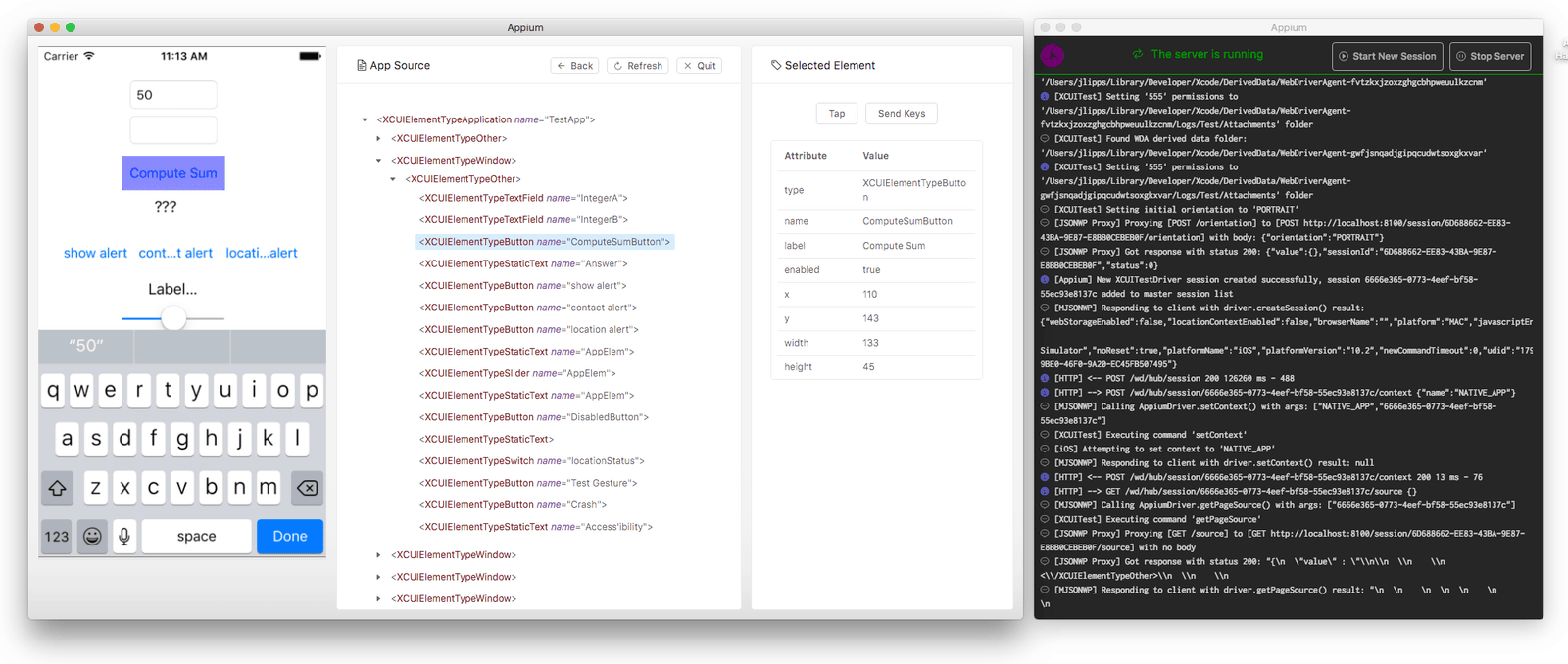 Página de releases de Appium Desktop en GitHub, con los ejecutables para Linux, Windows y Mac.