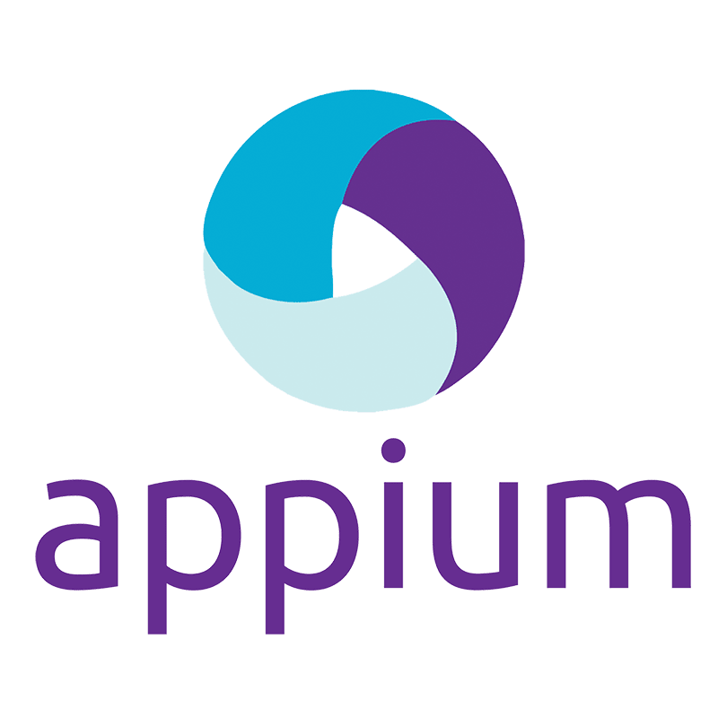 Logo de Appium.